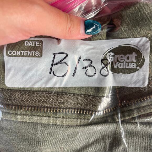 Express Olive Green Utility Jacket Drawstring Waist Button Front‎ -Size Large - Picture 8 of 8